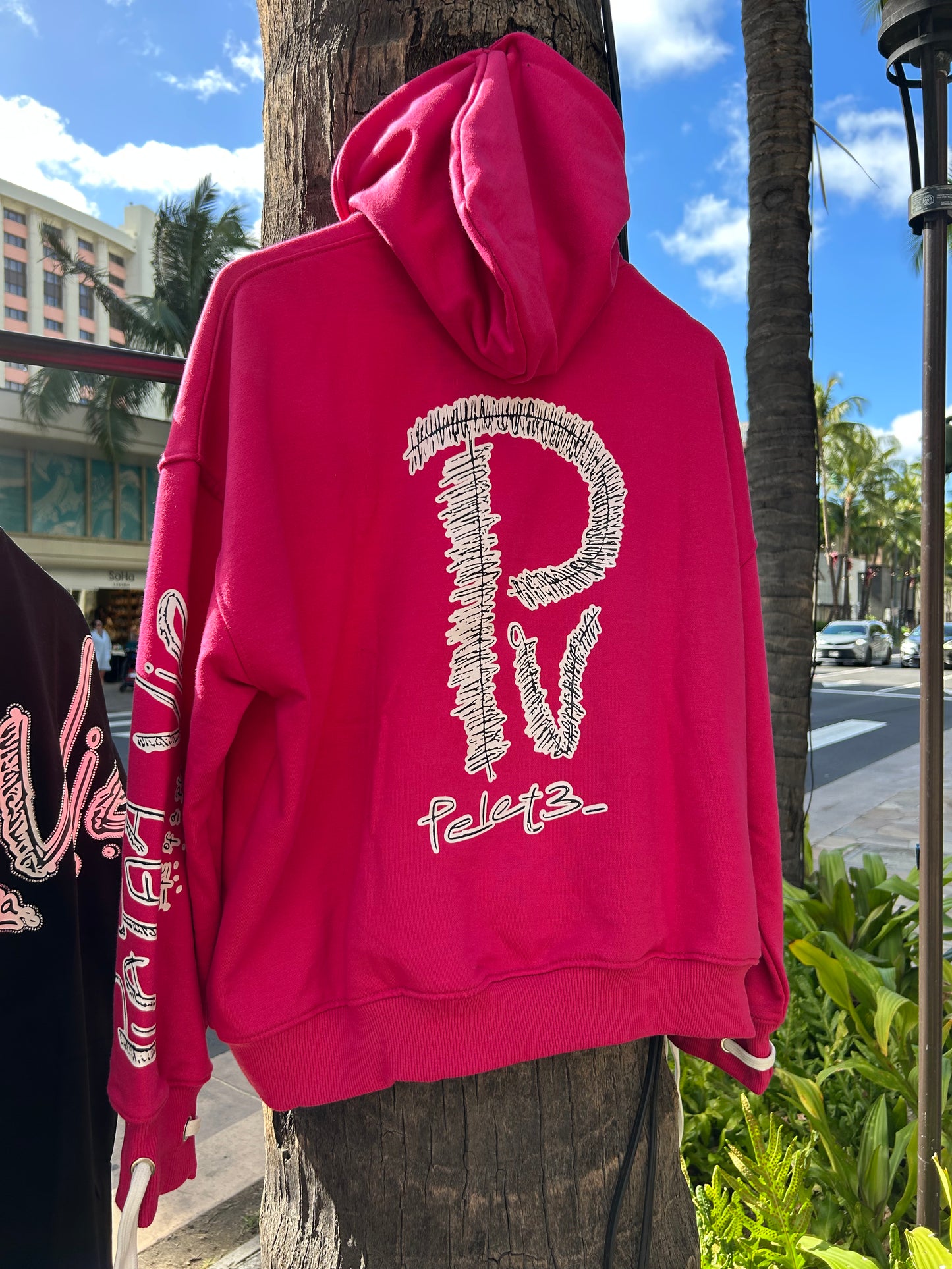 L.o.a.P Streengs Pink Hoodie