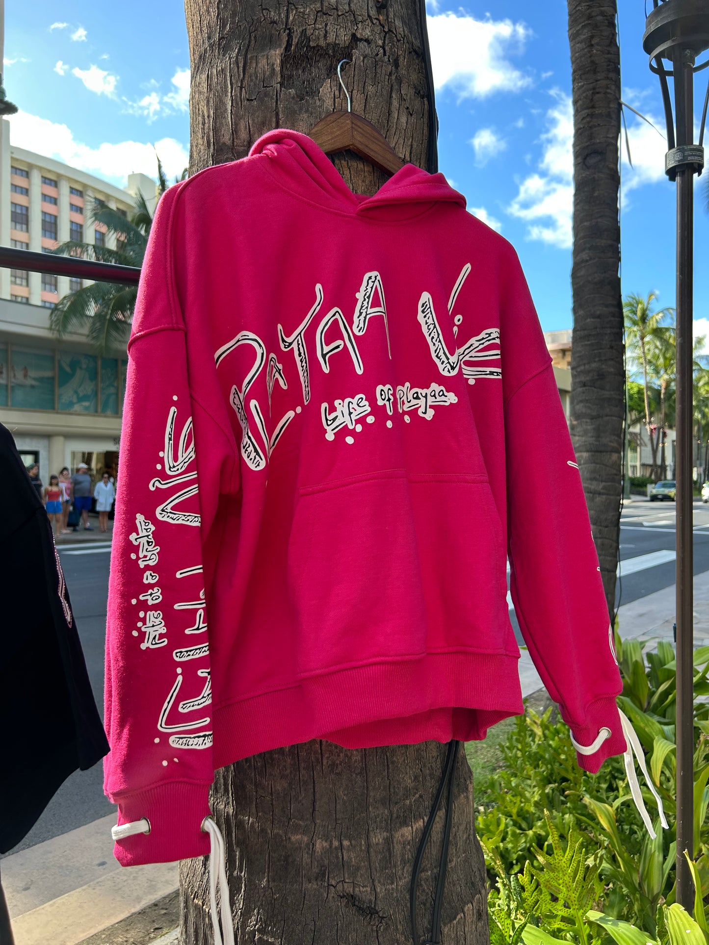 L.o.a.P Streengs Pink Hoodie